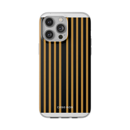 Golden Stripes iPhone 14 Pro Max Case - Soft
