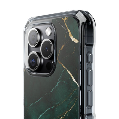 Emerald Veins Flow iPhone Case - Impact