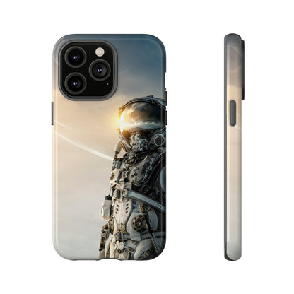 Astronaut on unexplored planet - Protective Phone Case