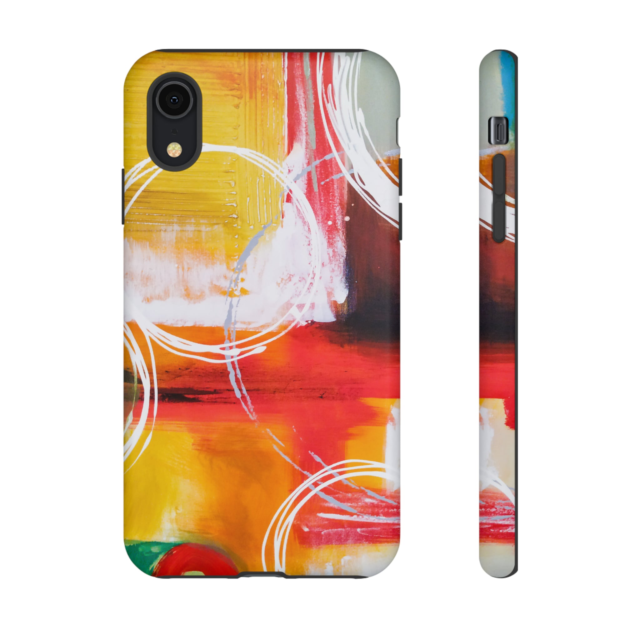 Abstract Yellow - Protective Phone Case