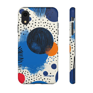 Blue Tranquil Geometry - Protective Phone Case