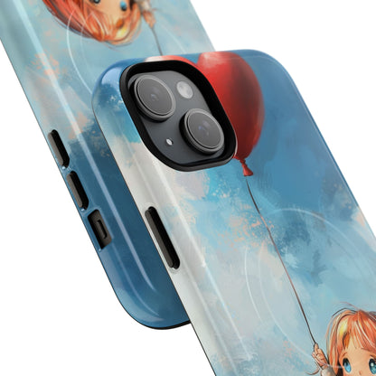 Heart Balloon Whimsy iPhone 15 Plus Case - Tough+