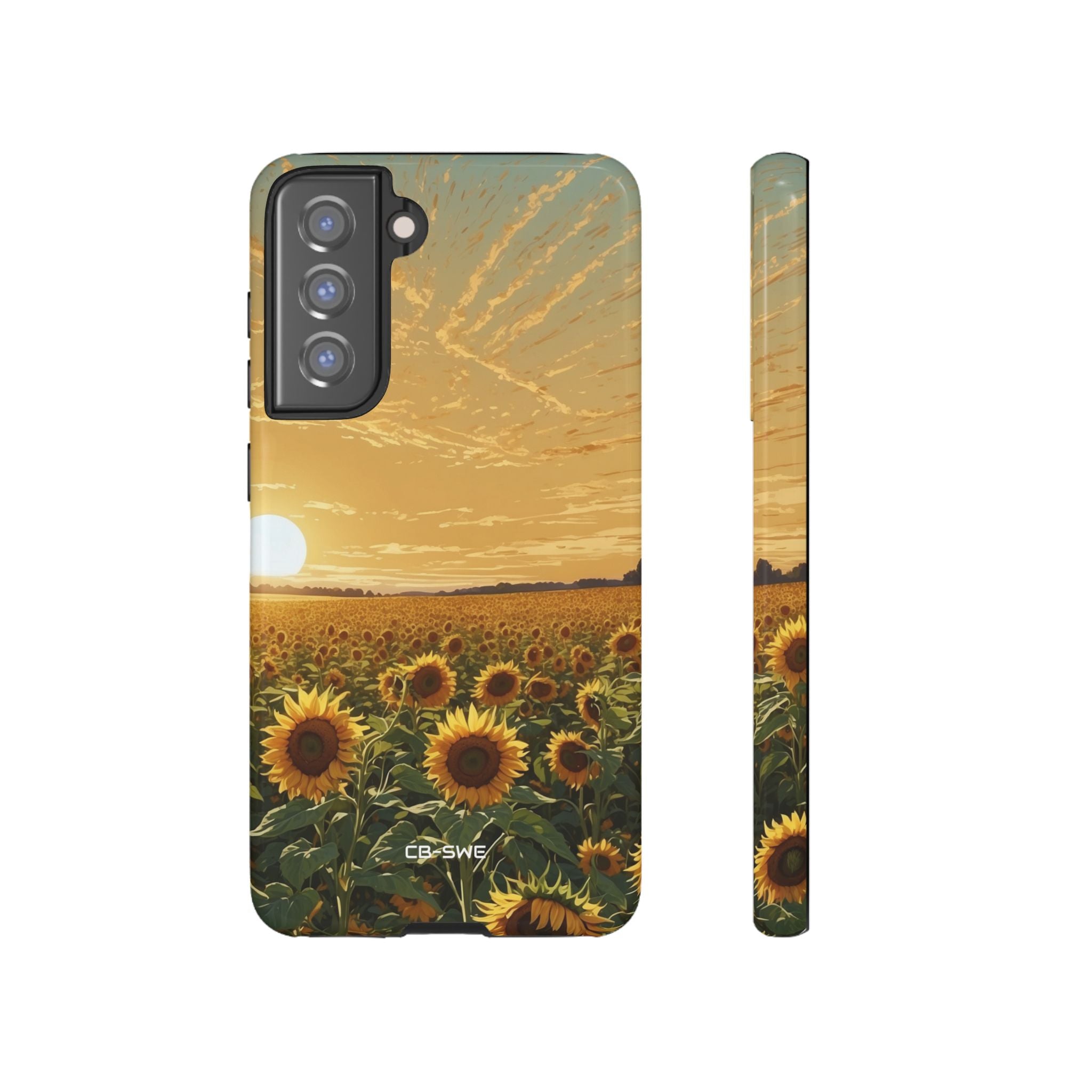 Sunflowers Embrace Sunset - Samsung Case