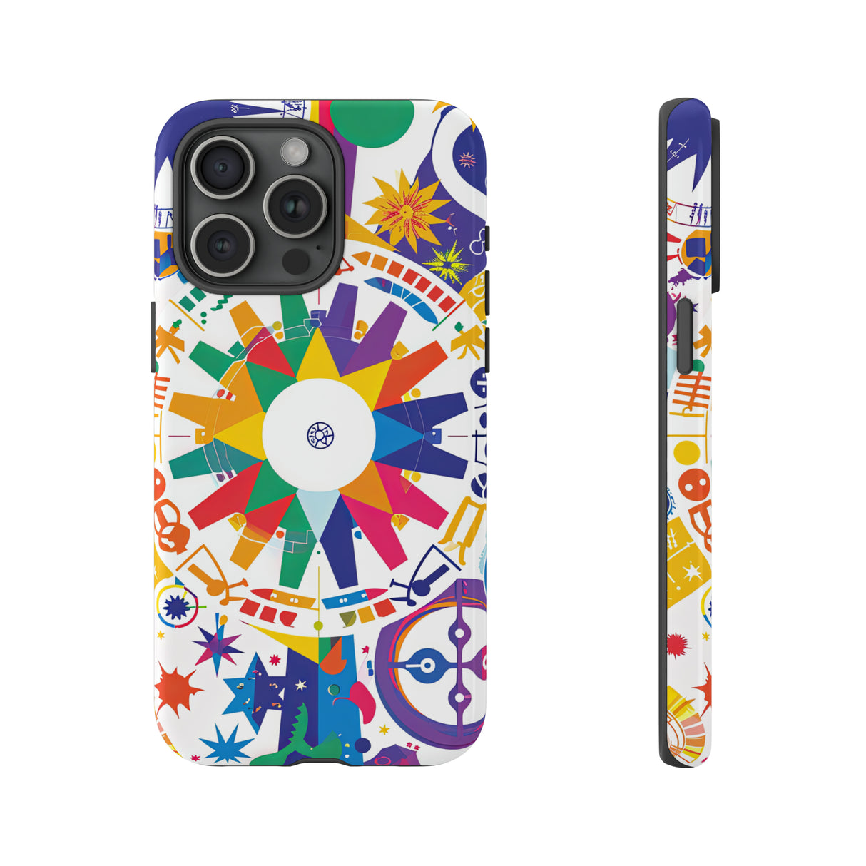 Celestial Horoscope Whirl - Protective Phone Case