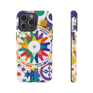 Celestial Horoscope Whirl - Protective Phone Case