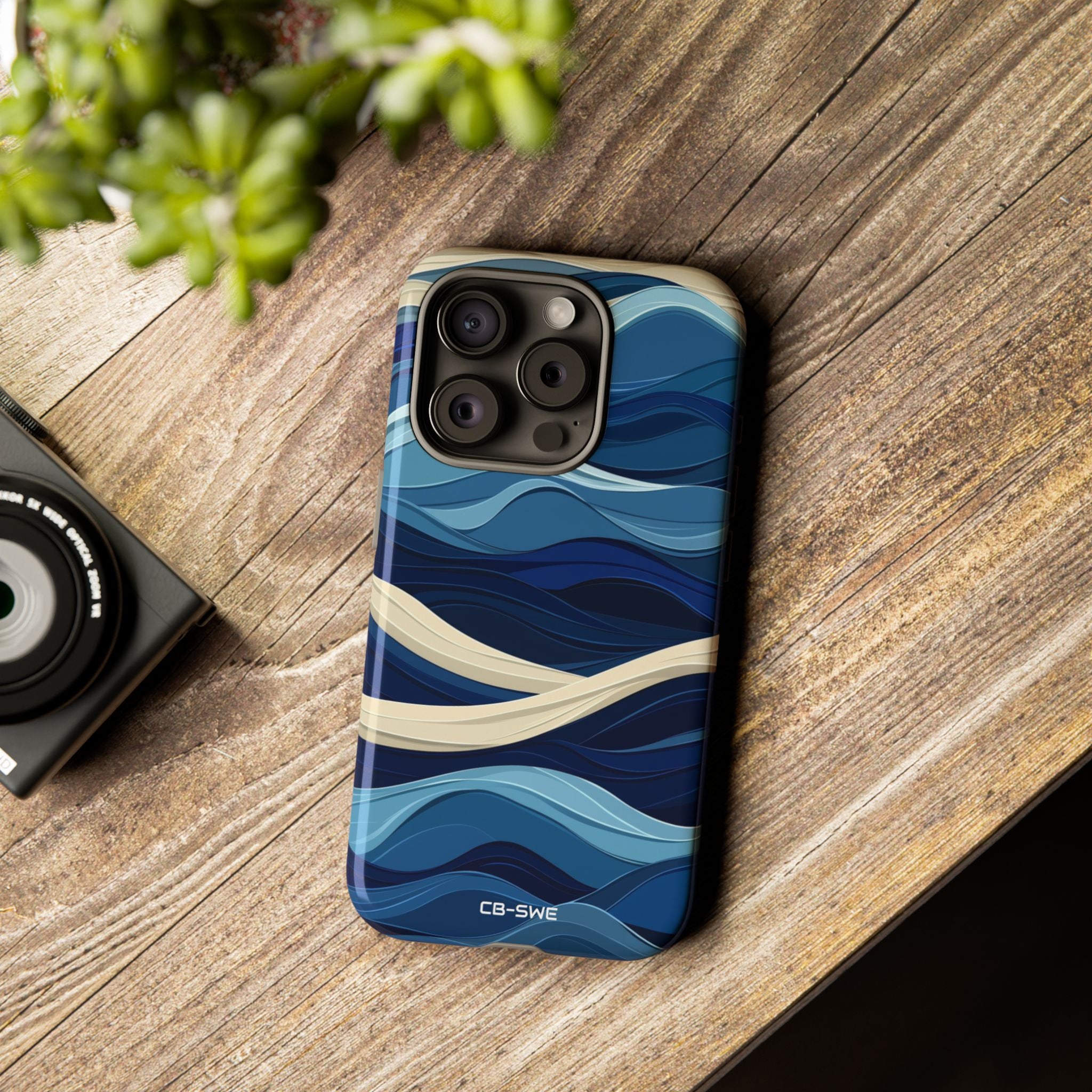 Waves Embrace Shore - iPhone Case