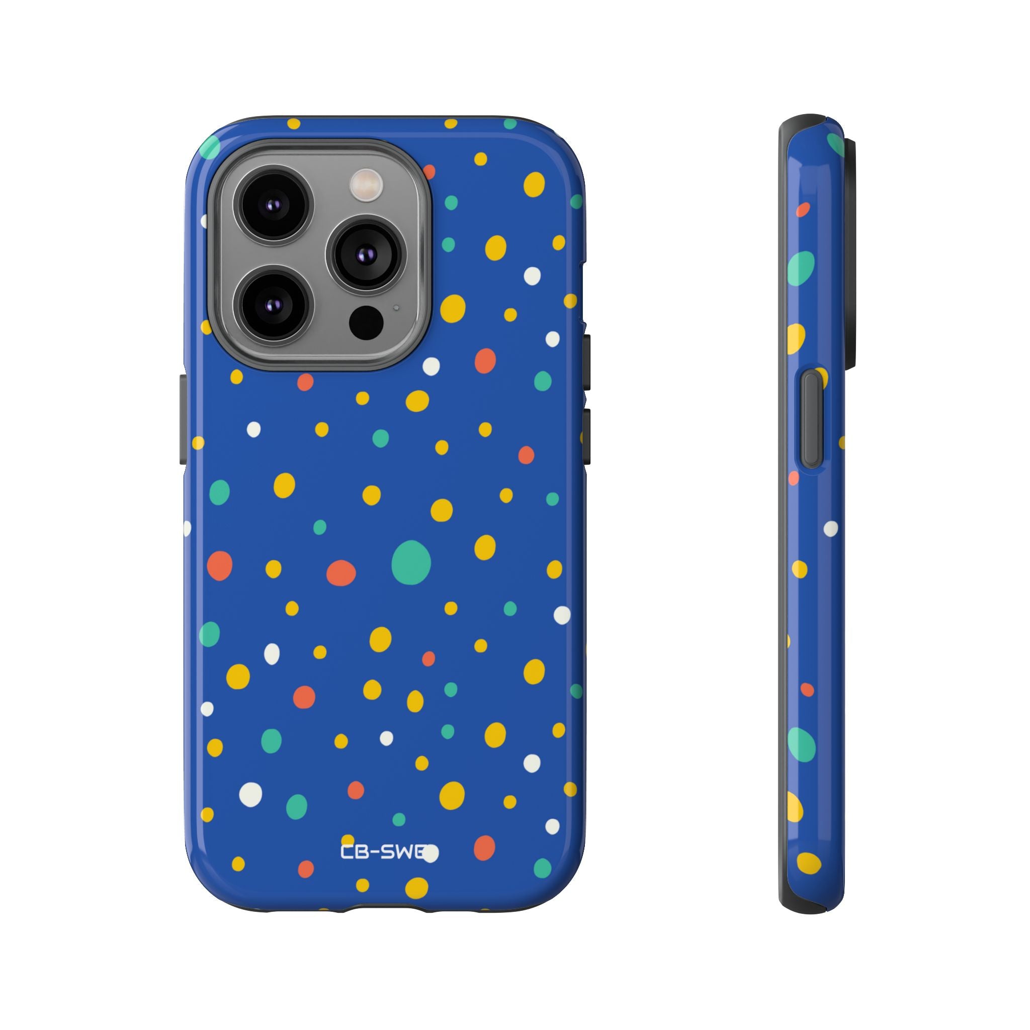 Colorful Dots Dance - iPhone Case