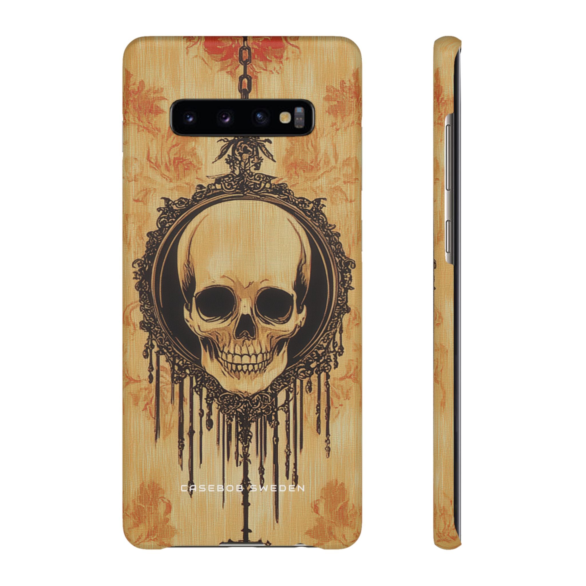 Gothic Skull Elegance Samsung S10 - Slim Phone Case