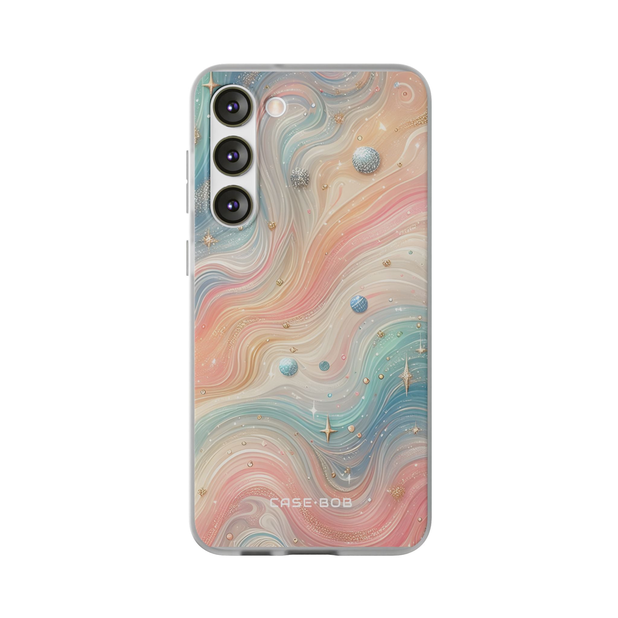 Iridescent Swirls Samsung S23 Plus Case - Soft