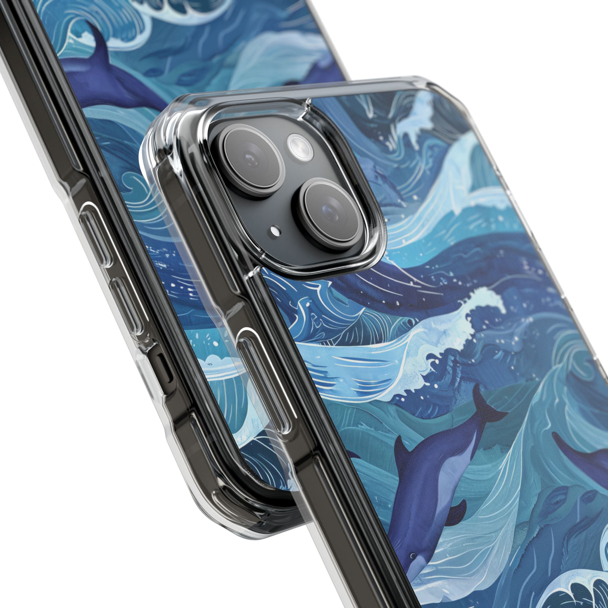 Dolphin Waves iPhone 15 Plus Case - Impact
