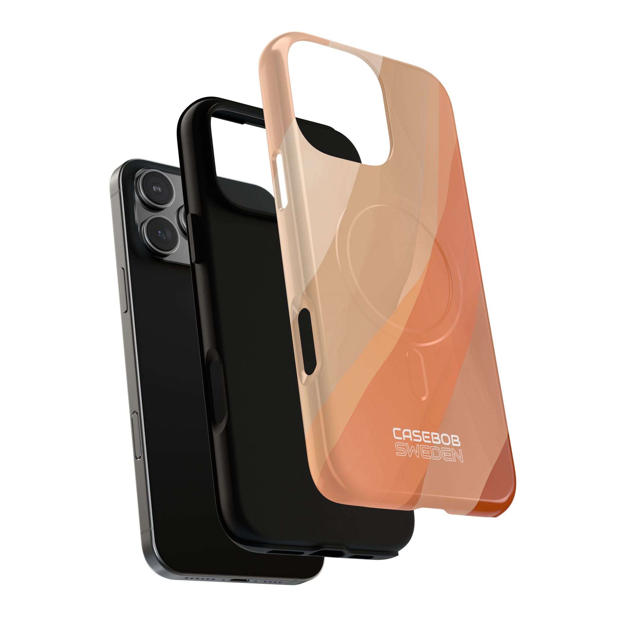 Soft Horizon Waves iPhone 16 - Tough+