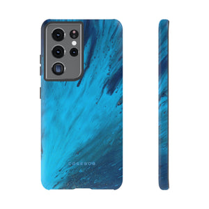 Light Blue Ink Art | Phone Case