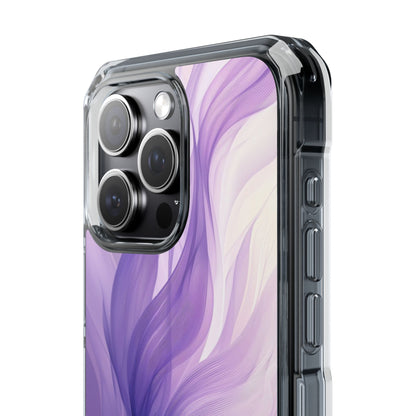 Purple Ribbon Waves iPhone 15 Pro Max Case - Impact