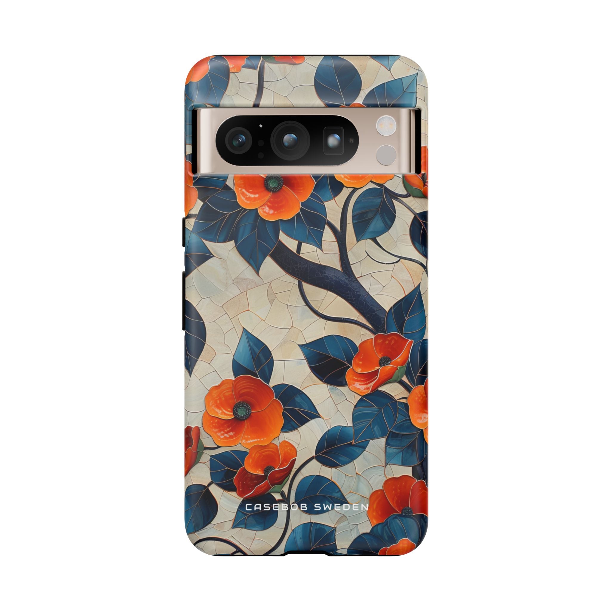 Orange Blossoms Mosaic Harmony Google Pixel 8 - Tough Phone Case