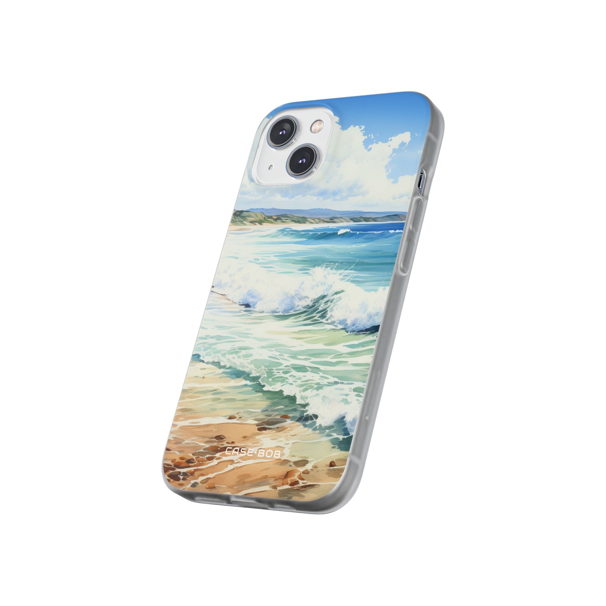 Foamy Wave Breeze iPhone 14 Case - Soft