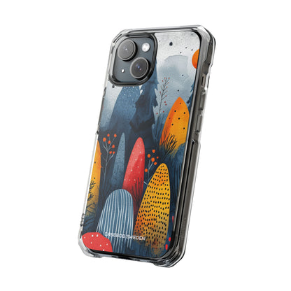 Whimsical Nature - Clear Impact iPhone 15 Phone Case