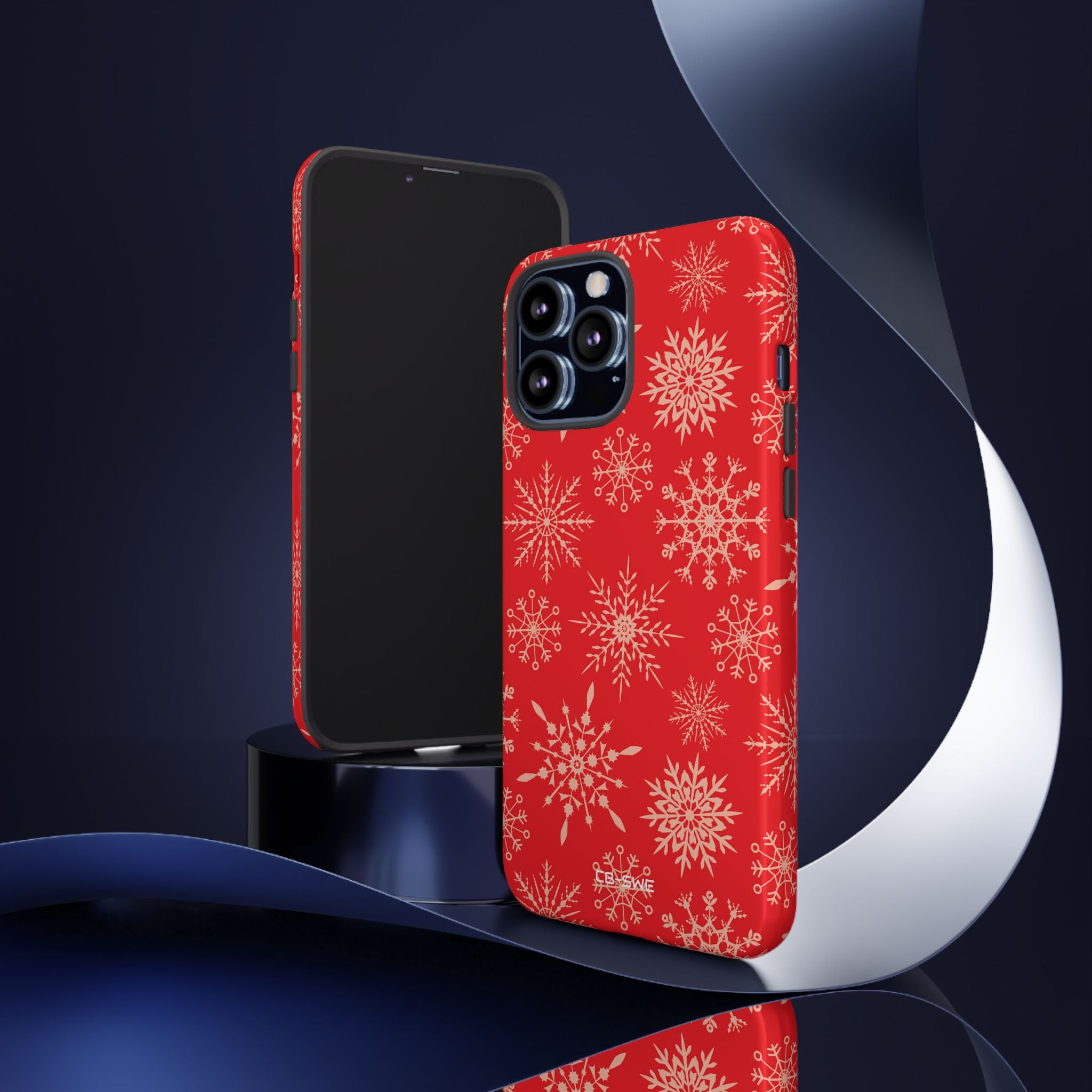 Snowflakes Dance Bright - iPhone Case