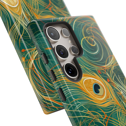 Vortice di Pavone Vivace Samsung S24 - Tough