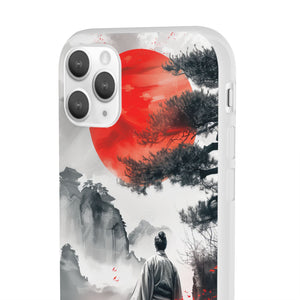 Serene Samurai Sunrise | Flexible Phone Case for iPhone