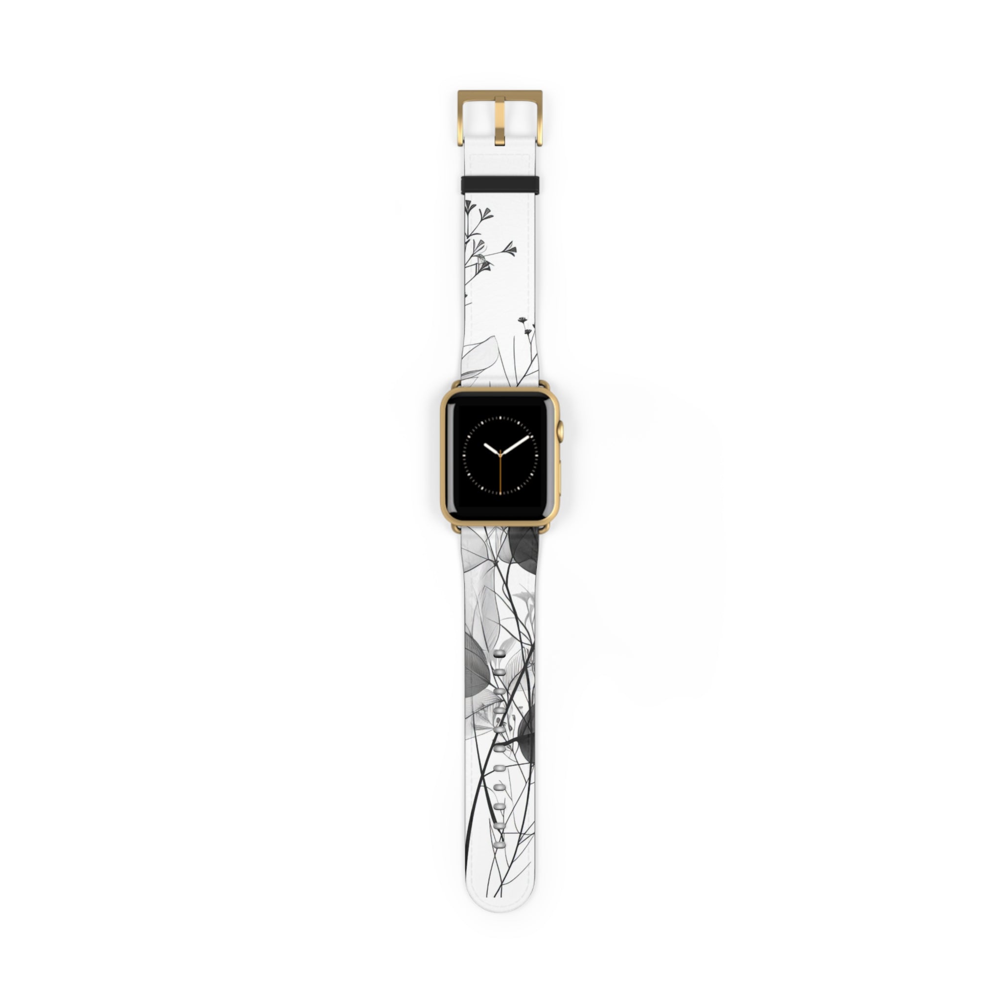 Silver Leaves - Watch Band