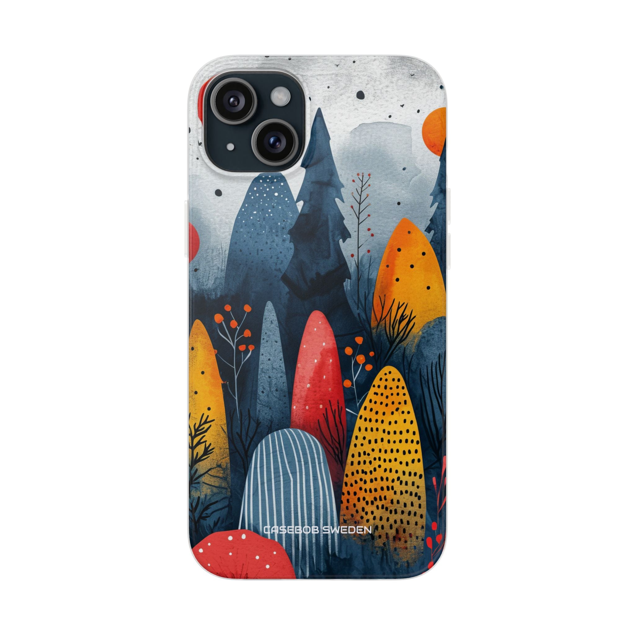 Whimsical Nature - Flexi iPhone 15 Phone Case