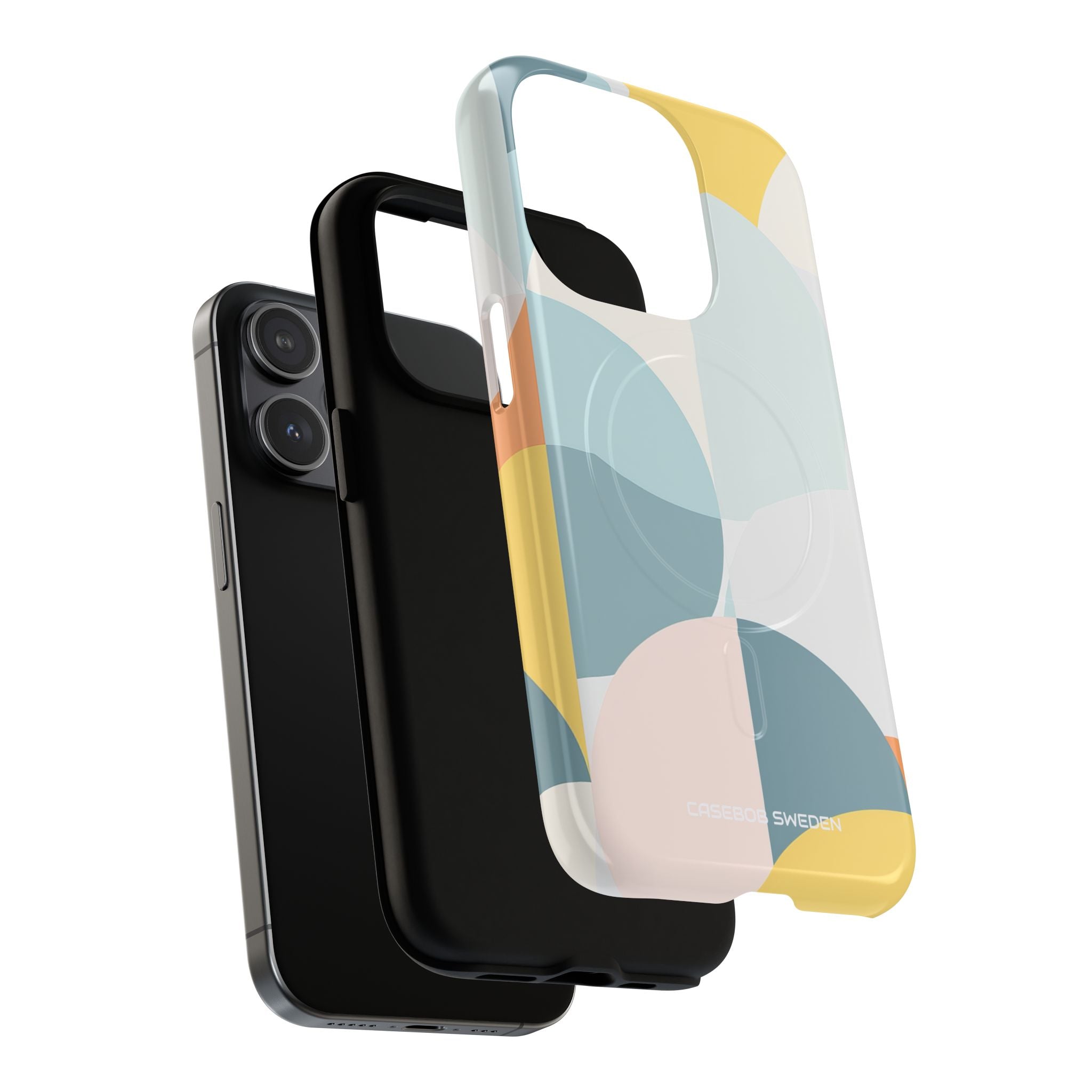 Abstract Geometric Calm - Tough + MagSafe® iPhone 15 Phone Case