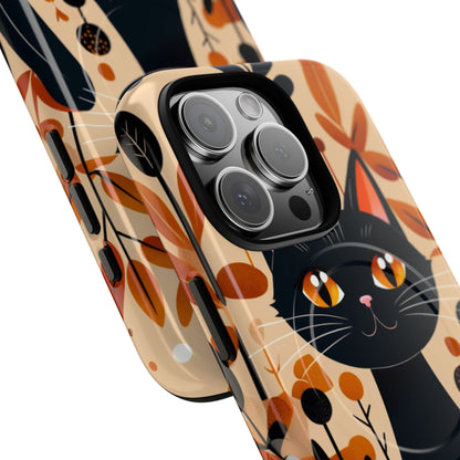 Black Cat Glow iPhone 16 Pro Case - Tough+