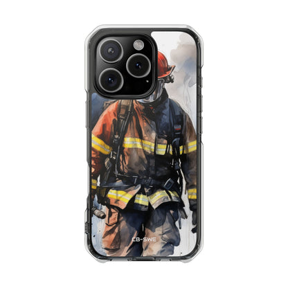 Firefighter In Motion iPhone Case - Impact
