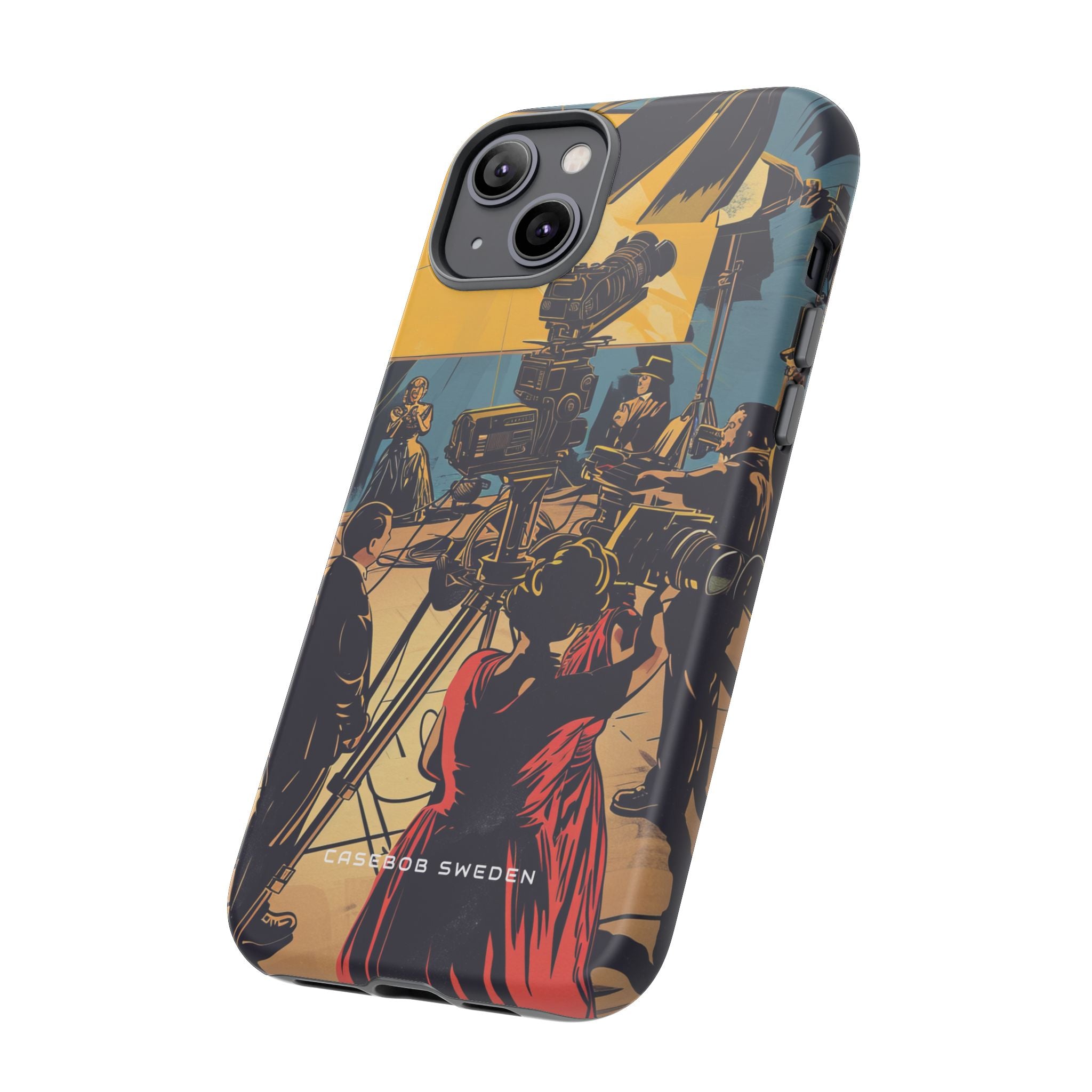 Golden Era Cinematic Spotlight iPhone 14 - Tough Phone Case