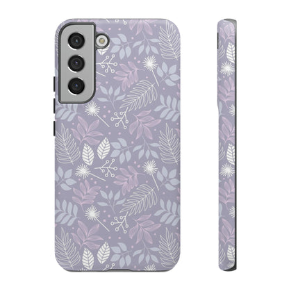 Purple Mona Leaf - Protective Phone Case