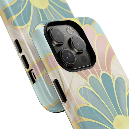 Pastel Deco Elegance - Tough + MagSafe® iPhone 14 Phone Case