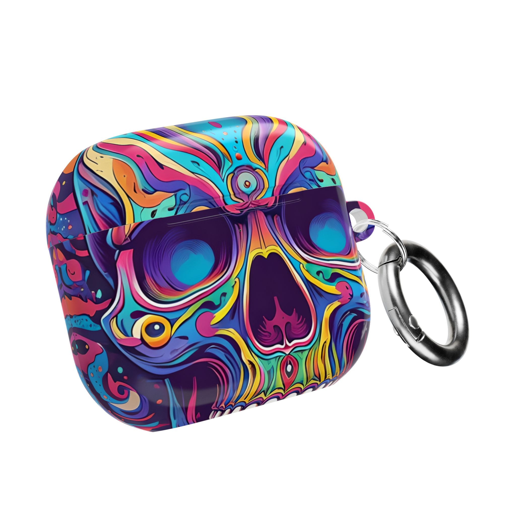 Psychedelic Skull - AirPods Case