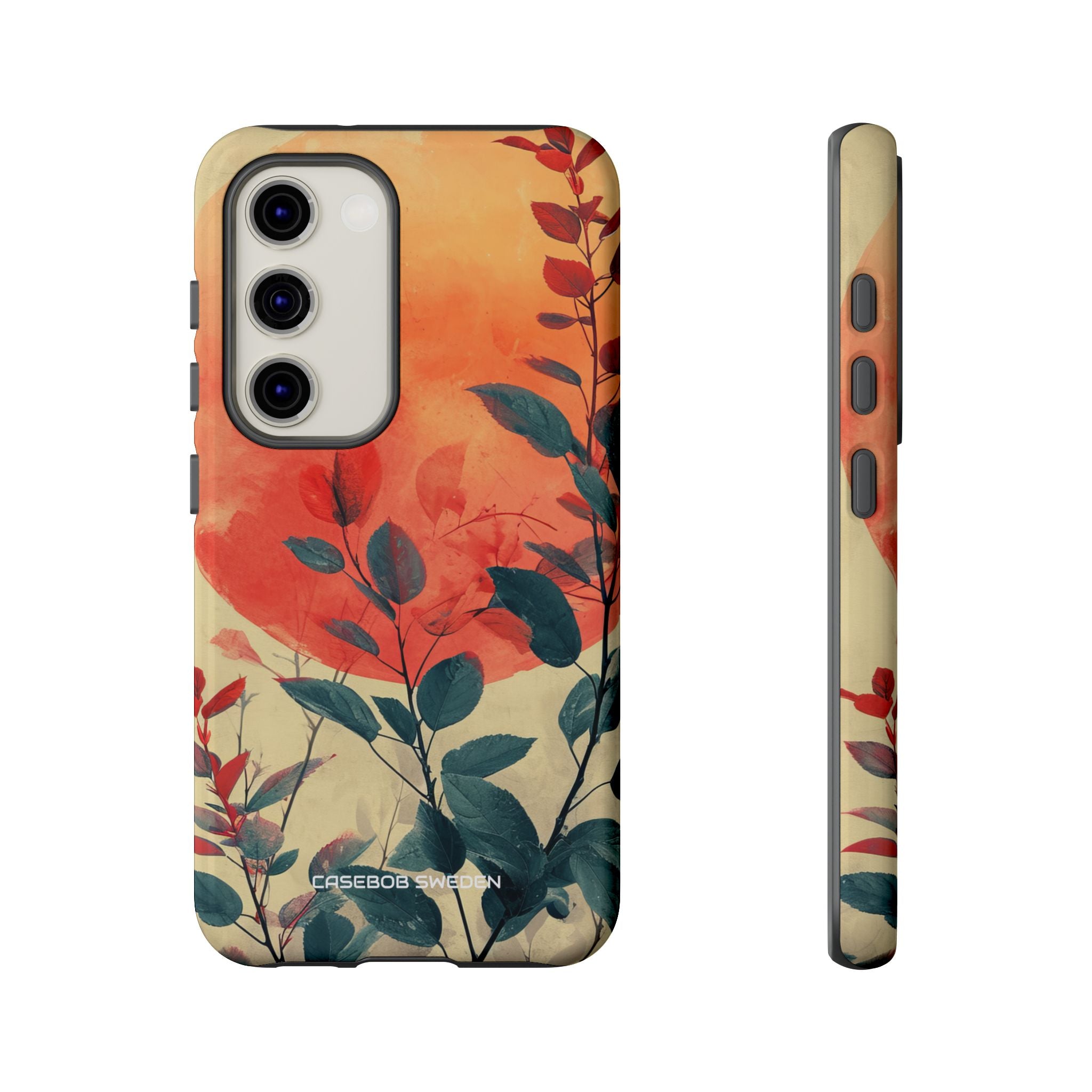 Orange Sun Harmony - Tough Samsung S23 Phone Case