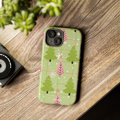Whimsical Trees Dance - iPhone Case