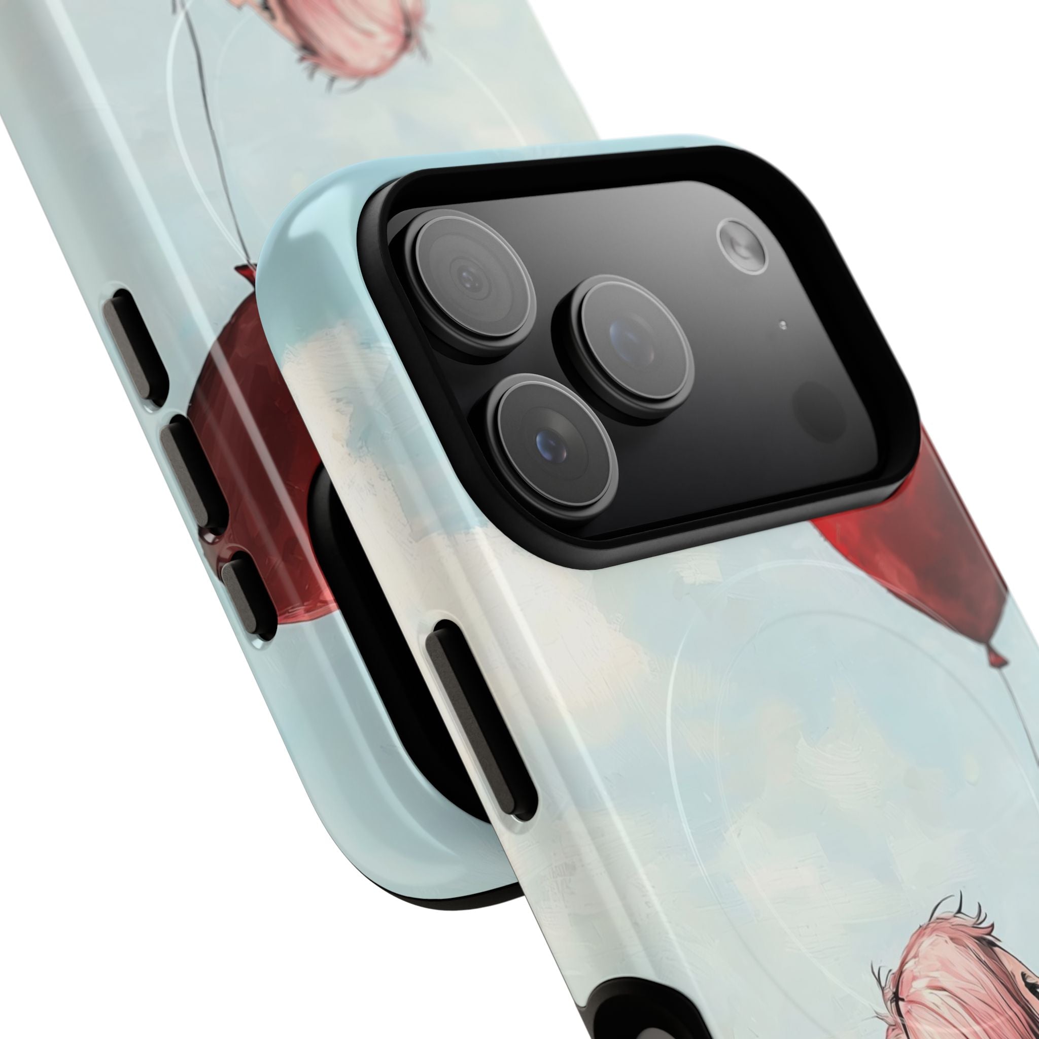 Heart Balloon Glow iPhone 17 Pro Case - Tough+