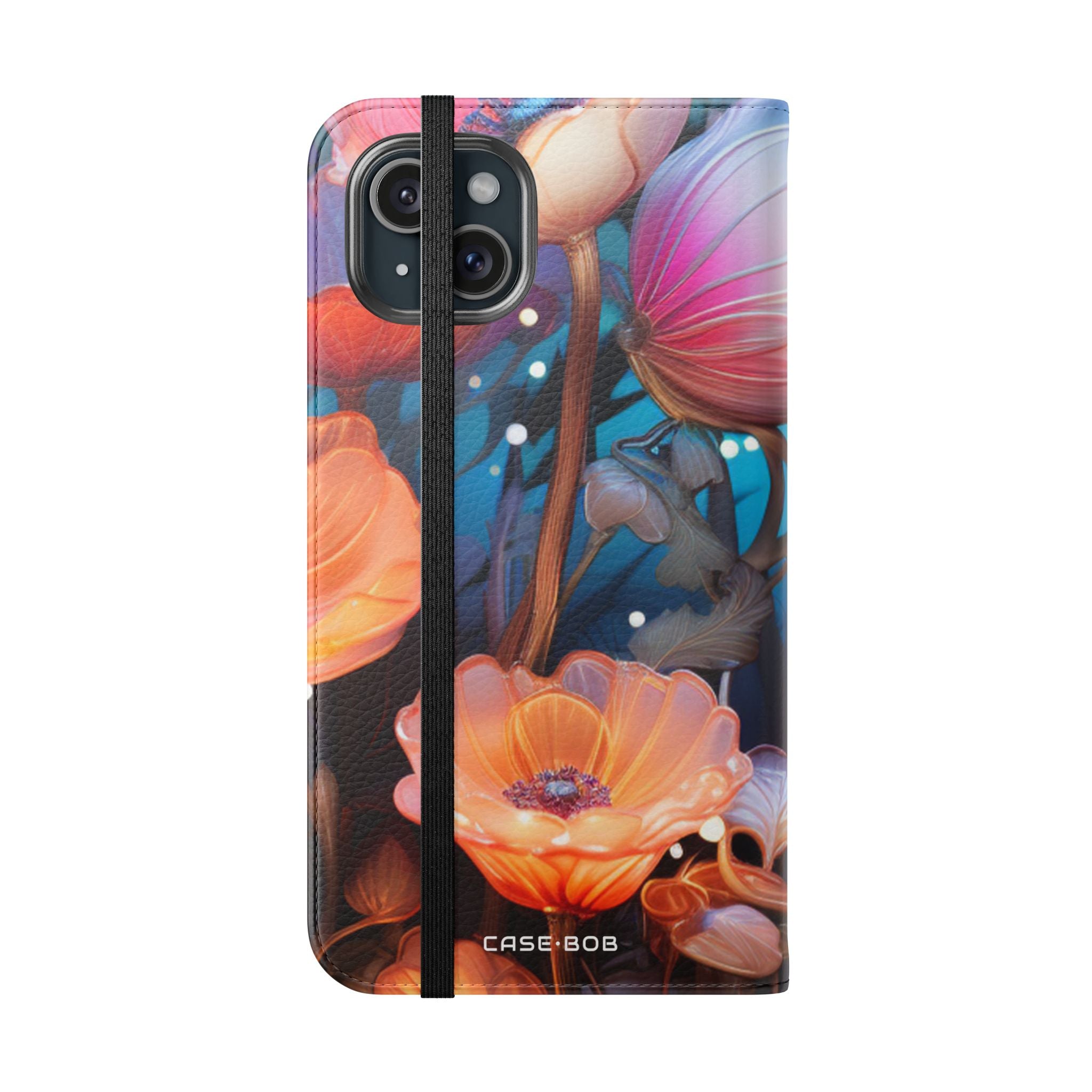 Glowing Petals - iPhone 15 Plus Case - Wallet