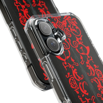 Crimson Spiral iPhone 16 Case - Impact