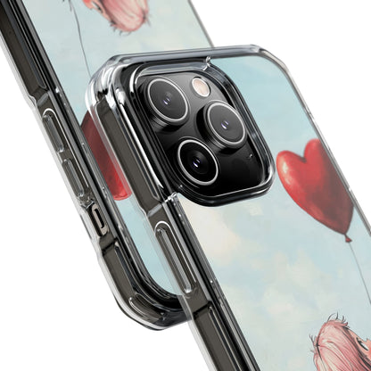 Heart Balloon Glow iPhone 14 Pro Case - Impact