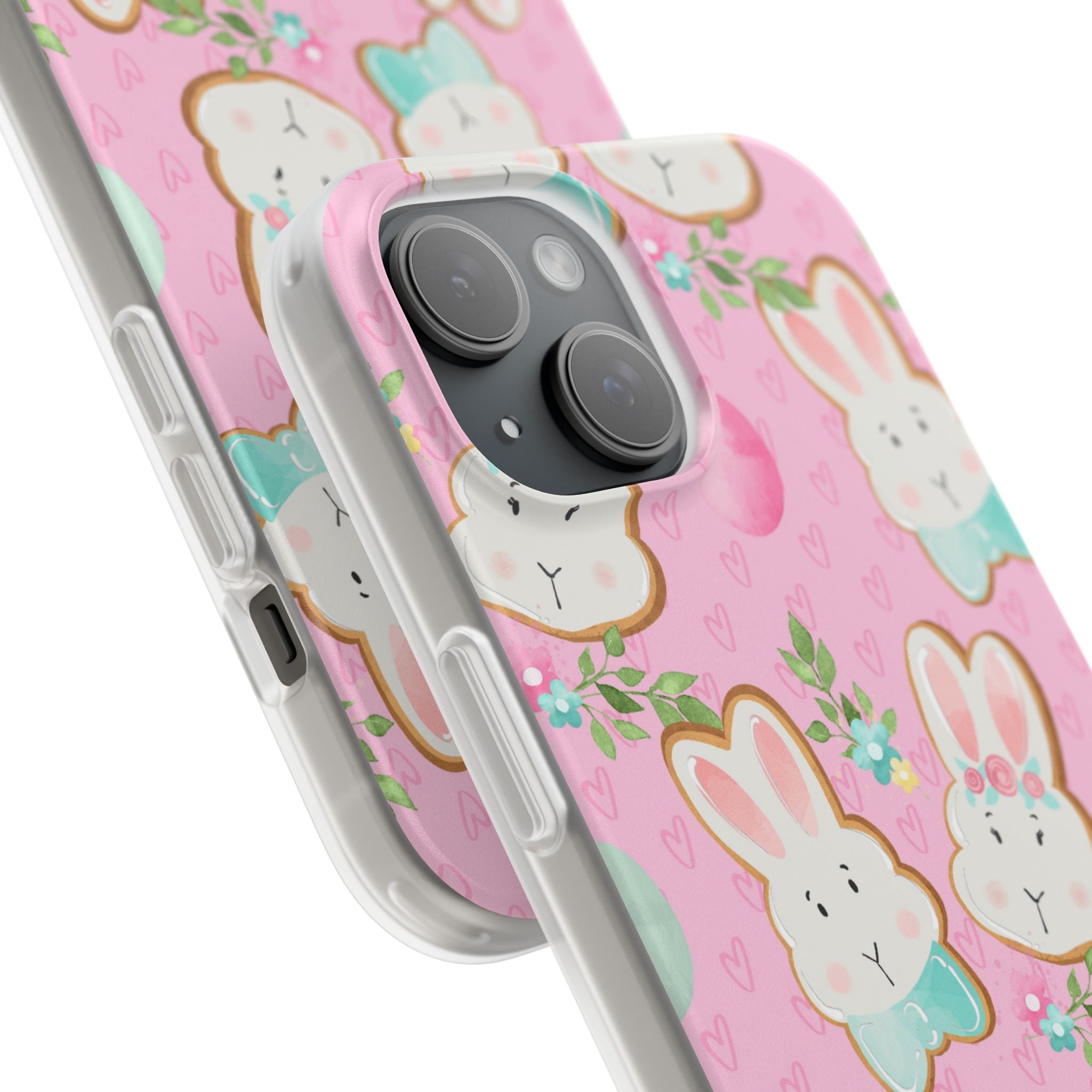 Bunny Blossom iPhone 15 Case - Soft