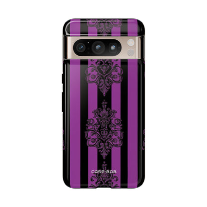 Damask Elegance Purple Google Pixel 8 Pro Case - Tough