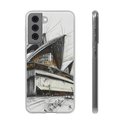 Architectural Curves in Line Formation Samsung S21 - Flexi Phone Case