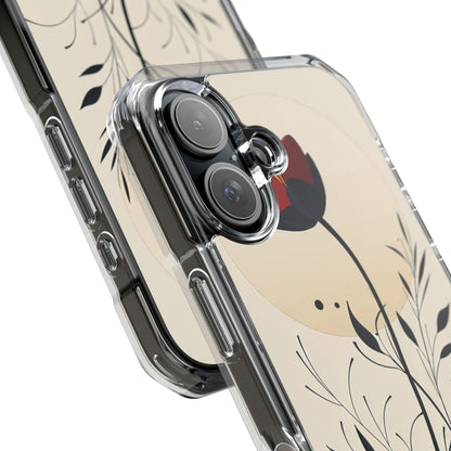 Red Flower Blossom iPhone Case - Impact