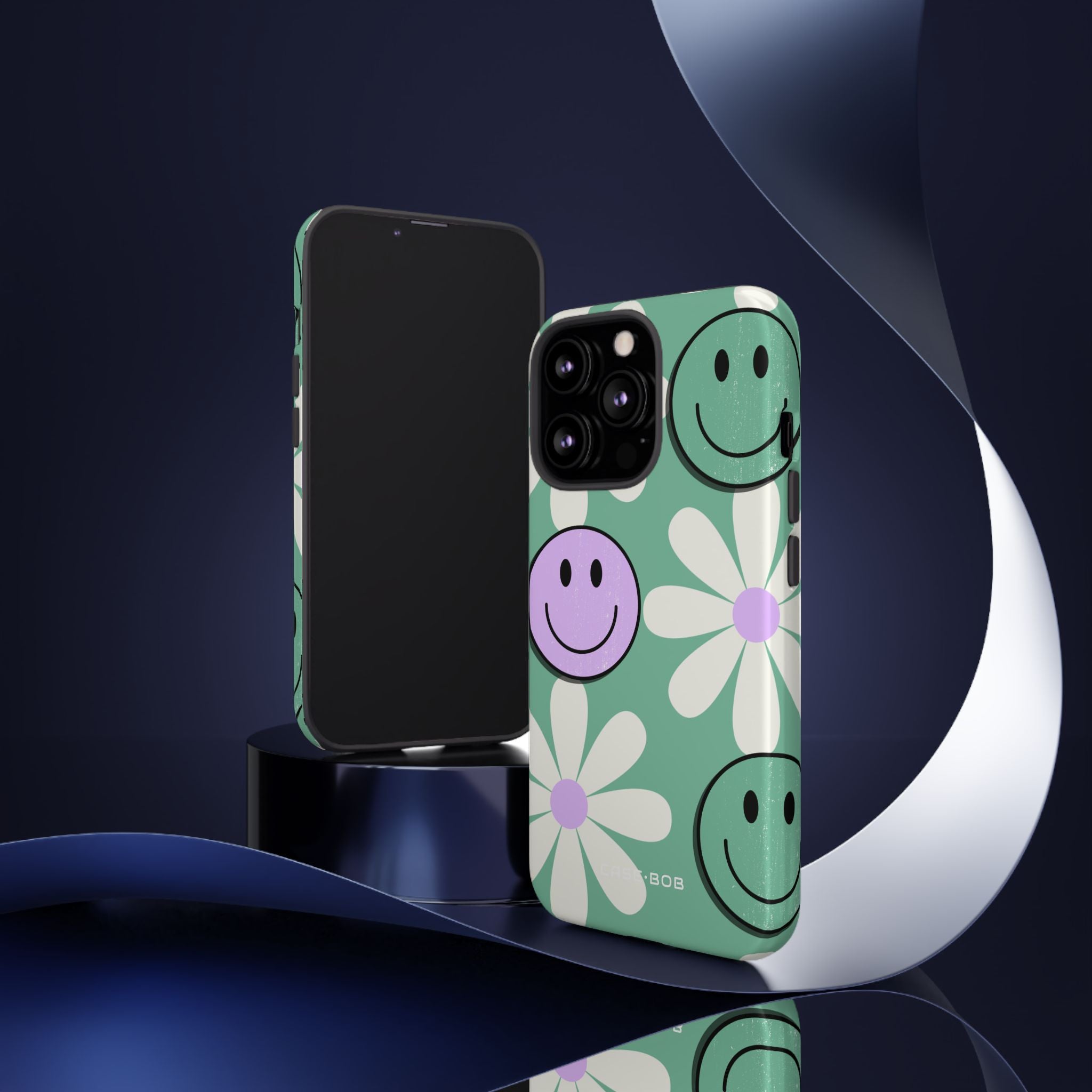 Smiley Daisy Glow iPhone 13 Pro Case - Tough
