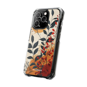 Botanical Serenity - Phone Case for iPhone (Clear Impact - Magnetic)