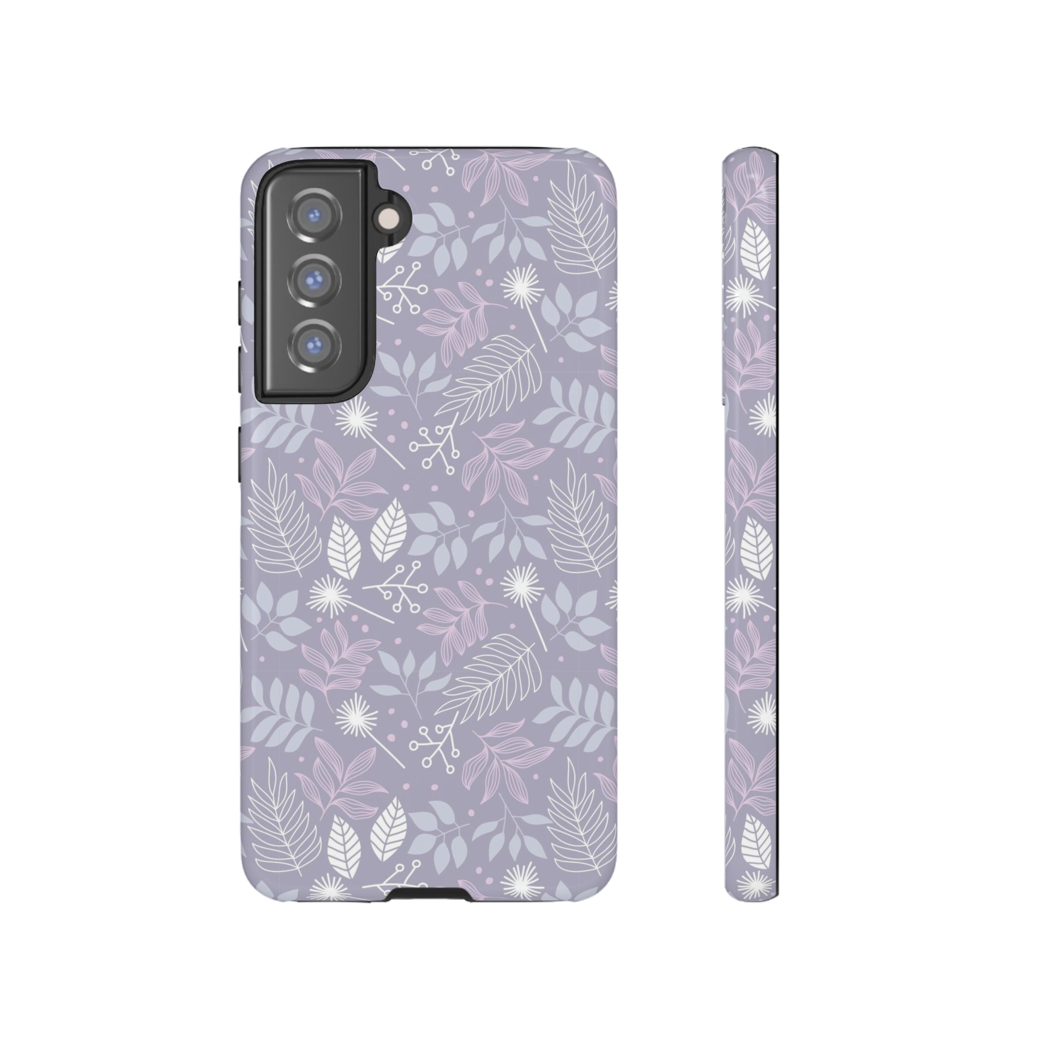 Purple Mona Leaf - Protective Phone Case