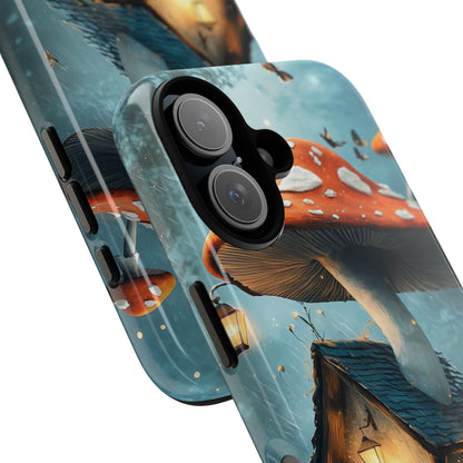 Mushroom House Glows - iPhone Case