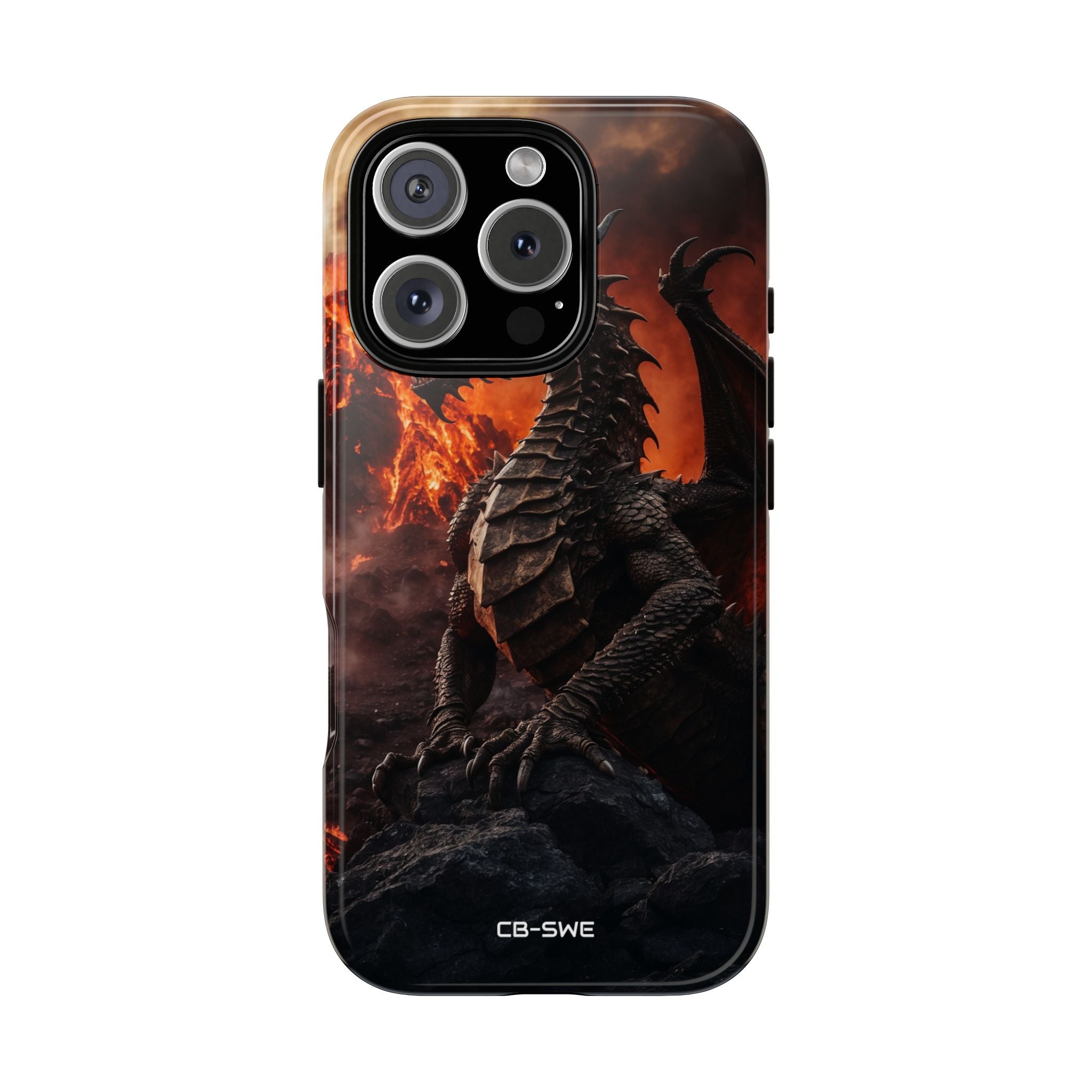 Fiery Dragon Soars - iPhone Case
