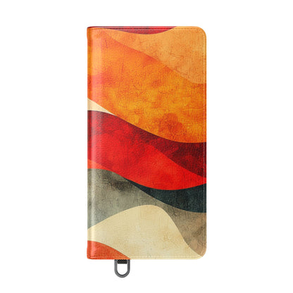 Crimson Ripples - Samsung S25 Ultra Case - Wallet