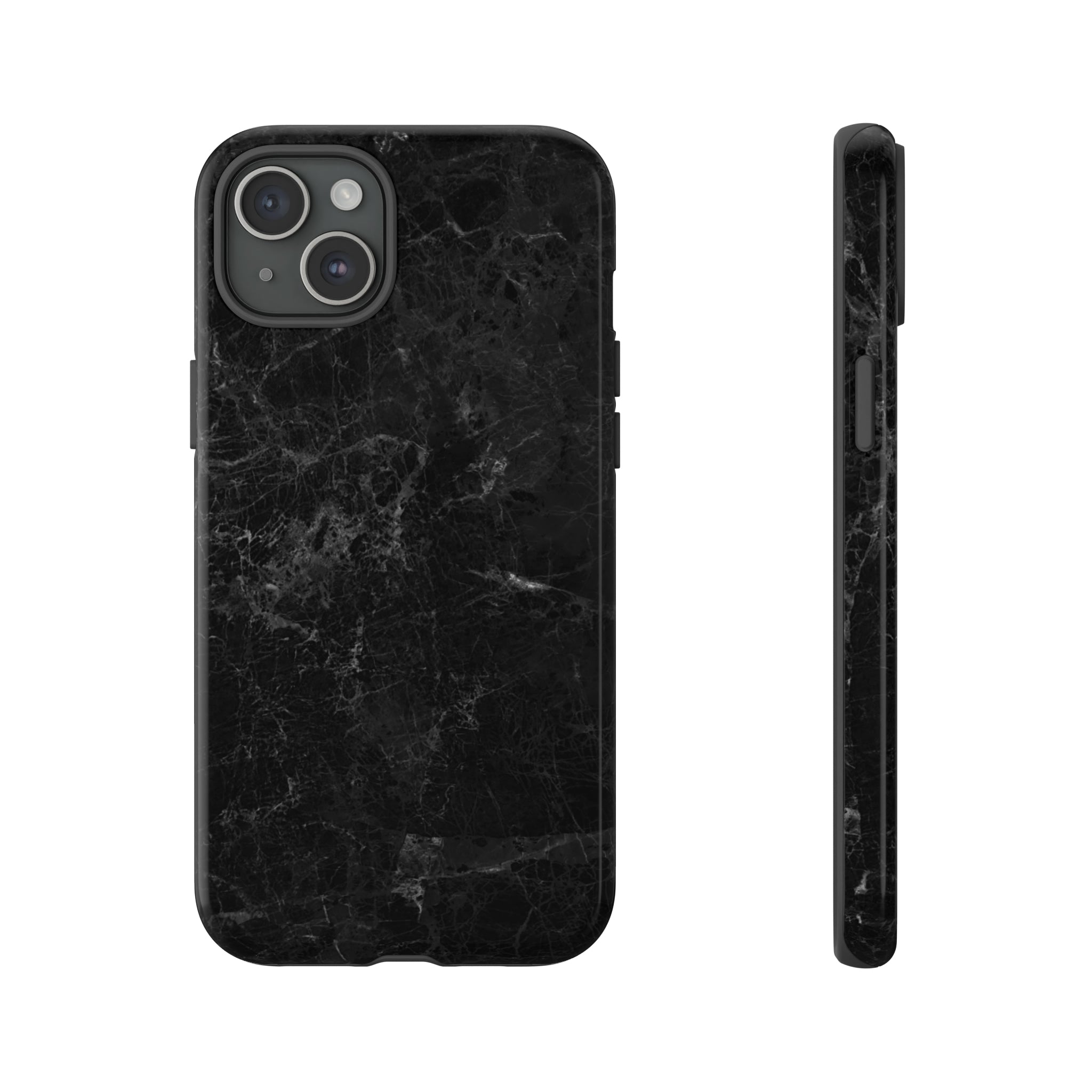 Black Marble - Protective Phone Case