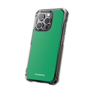 Jade Green | Phone Case for iPhone (Clear Impact Case - Magnetic)